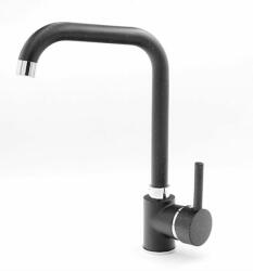 Gamma Steel konyhai csaptelep fekete-szemcsés, beépíthető (5907558290943)