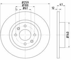 MTR Disc frana MTR 12108507 (12108507) - automobilus