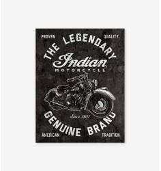 Tac Signs - Plăcuță metalică decorativă [32x41cm] - Indian Motorcycles Legendary