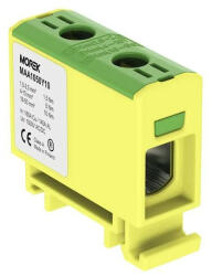 Morek MAA1050Y10 OTL 50 Fővezetéki sorkapocs, 1xAl/Cu 1, 5-50mm2, 1000V, zöld/sárga (Morek_MAA1050Y10)