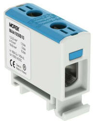Morek MAA1050B10 OTL 50 Fővezetéki sorkapocs, 1xAl/Cu, 1, 5-50mm2, 1000V, kék (Morek_MAA1050B10)