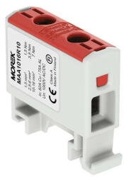 Morek MAA1016R10 OTL 16 Fővezetéki sorkapocs, 1xAl/Cu, 1, 5-16mm2 1000V, piros (MAA1016R10)