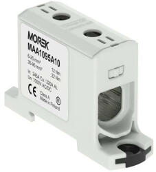 Morek MAA1095A10 OTL 95 Fővezetéki sorkapocs, 1xAl/Cu 6-95 mm2, 1000V, szürke (MAA1095A10)
