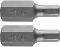 NEO TOOLS Bit HEX 6x30mm, S2- 2 buc (10-972) Set capete bit, chei tubulare