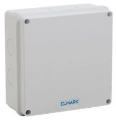 ELMARK 8006 falon kívüli vízálló kötődoboz, 200x200x80mm, IP65 (8006)