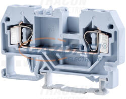 TRACON TSKC4 Fázisvezető ipari sorozatkapocs, rugós, sínre, szürke 800V 32A 0.08-4 mm2 2P (TSKC4)