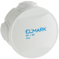 ELMARK E-8070 falon kívüli vízálló kötődoboz, d=50mm, IP44 (8070)