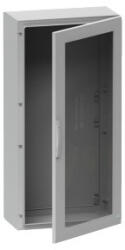 SCHNEIDER NSYPLA773TG PLA műanyag szekrény átlátszó ajtóval 750*750*320mm Thalassa Üvegszállal erősített poliészter Szürke (RAL 7035) IP65 (NSYPLA773TG)