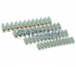 ELMARK csavaros vezetékösszekötő, 12 tagú, 3A, 1, 5mm2, fehér (31003)