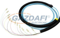 LEGRAND 132025 optikai fali kábel OM3 beltéri 12 üvegszál LSZH (LSOH) 2x 12xSC szimplex pigtail-ekkel szerelve 50 méter tekercs LCS3 (132025)