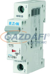 Eaton 165074 PL7-D3/1 Kismegszakító, 10kA 1pól (165074)