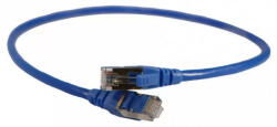 LEGRAND 051815 patch kábel RJ45-RJ45 Cat6 árnyékolt (F/UTP) PVC 0, 5 méter kék d: 6mm AWG26 LCS3 (051815)