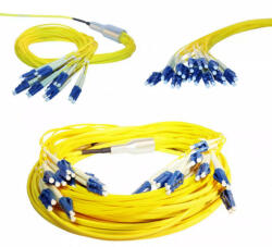 LEGRAND 032435 patch kábel optika OS2. HD: Fan-out/Fan-out 12xLC/12xLC duplex mikro kábel LSZH (LSOH) sárga 50 méter LCS3 (032435)