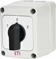 ETI 004773197 CS 25 53 PN tokozott hárompólusú háromállású bütykös kapcsoló 25A (004773197)