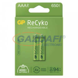 GP Batteries B2116 Akkumulátor ReCyko HR03 (AAA) 650mAh 2db (1032122060)