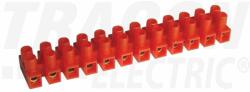 TRACON SP5A-H Flexibilis sorkapocs 4 mm2, 20 A, H 12 tagú, piros 4mm2, 450VAC, 5A, 10 db/csomag (SP5A-H)