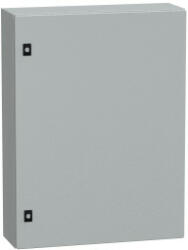 SCHNEIDER NSYCRN86200P Elosztószekrény teli ajtóval és szerelőlappal 800x600x200 Spacial acél Szürke (RAL 7035) IP66 porszórt (NSYCRN86200P)