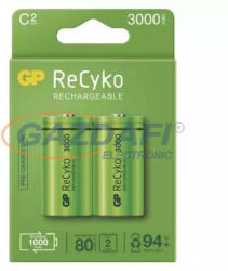 GP Batteries B2133 Akkumulátor ReCyko HR14 (C) 3000mAh 2db (1032322300)