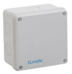 ELMARK 8001 falon kívüli vízálló kötődoboz, 100x100x70mm, IP65 (8001)