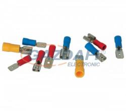 ELMARK szigetelt rátolható csatlakozó csap, kék, 1.5-2.5mm2, MDD 2 - 187, 100db/csomag (59013)