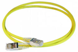 LEGRAND 051551 patch kábel RJ45-RJ45 Cat6A árnyékolt (S/FTP) LSZH (LSOH) 1 méter sárga d: 5, 2mm AWG28 LCS3 (051551)