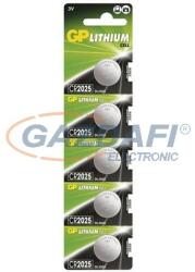 GP Batteries B1525 GP GOMBELEM CR2025 5db/bliszter (B1525) (1042202515)