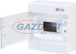 ETI 001101005 ECT8PO (4+4) DIDO-E 1x8 modulos elosztó szekrény, falra szerelhető, teli ajtó