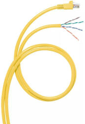 LEGRAND 051786 konszolidációs patch kábel RJ45-AWG Cat6A árnyékolt (S/FTP) LSZH (LSOH) sárga 8 méter LCS3 (051786)
