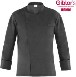 Giblor's Szakácskabát - RAUL - fekete (22p08g323)