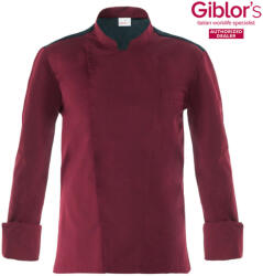 Giblor's Szakácskabát - RAUL - bordó (22p08g323)