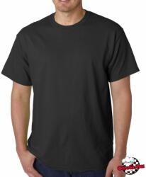 Gildan - fekete környakú póló (gi5000b)
