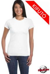 Gildan női póló, fehér (giL64000w)