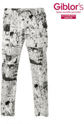 Giblor's Képregénymintás szakácsnadrág (16P08P334)