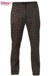 Giblor's szakácsnadrág - paprikamintás (10M1532)