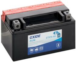 Exide 6Ah 90A left+ (EBYTX7A-BS)