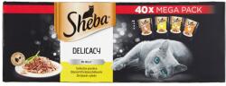 Sheba 40-pack szárnyas alutasakos macskaeledel, 40x85 g