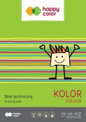 Happy Color Bloc desen, color, A4, 10 coli, 170gsm, Happy Color 35502030-09