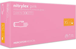 Mercator Medical Nitrylex púdermentes nitril kesztyű XS 100db/doboz PINK