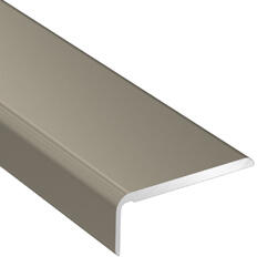 Arbiton CS25-A3 Alumínium záró padlóprofil és élvédő, öntapadós (200 cm/2.5 cm) - Titánium szín (154231201505000580 - CS25-A3-TITANIUM)