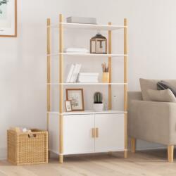 vidaXL Dulap înalt, alb, 80x40x153 cm, lemn prelucrat (345702) Comoda