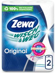 Zewa Háztartási papírtörlõ 2 rétegű 4 tekercs/csomag Wish&Weg Original Zewa fehér (31000584)