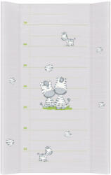 Ceba Baby Ceba pelenkázó lap merev 2 oldalú 50x80cm COMFORT zebra szürke - babamarket