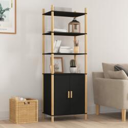 vidaXL Dulap înalt, negru, 60x40x173 cm, lemn prelucrat (345697) Comoda