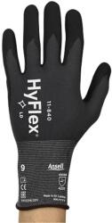 Ansell 11-840 HyFlex tenyérmártott szerelőkesztyű (fekete, 9) (0108009799090)