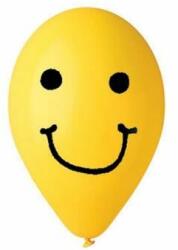 Léggömb, 30 cm, smiley, sárga (PT11PRSMLS) (11-PRINTSARGASMIL)