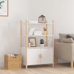 vidaXL Dulap înalt, alb, 80x40x121, cm lemn prelucrat (345699) Comoda