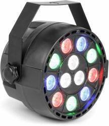 max Partypar, 12x1W Piros-Zöld-Kék-Fehér LED, DMX