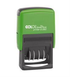 COLOP BÉLYEGZŐ dátum + szöveg COLOP S 260 szövegméret: 24x45mm Green Line (01066000)