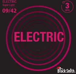 BlackSmith Electric, Super Light 09-42 húr - 3 szett - BS-NW-0942-3P
