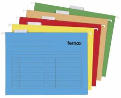 Fornax Függőmappa A4, karton oldalzárt Fornax 33-V piros (000005405) - tintasziget